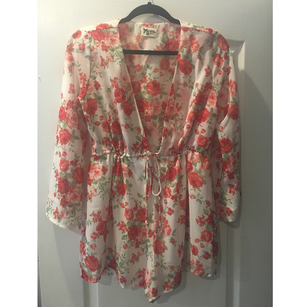 Show Me Your MuMu Roses are Red Roxy Romper